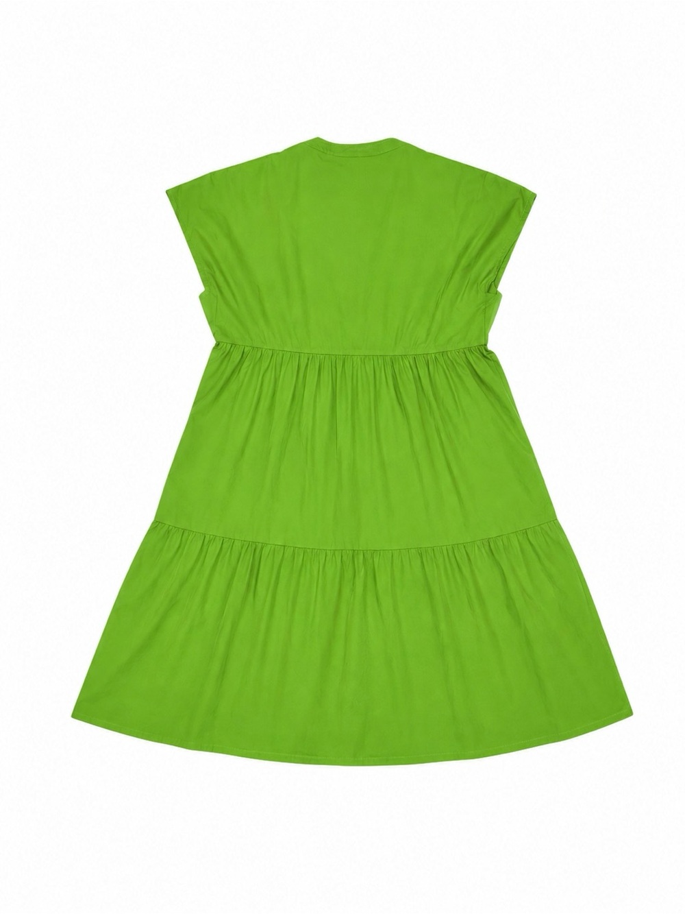 FRANCES VALENTINE Button Up Easy Breezy MIDI Short Sleeve Dress - Picture 7 of 8